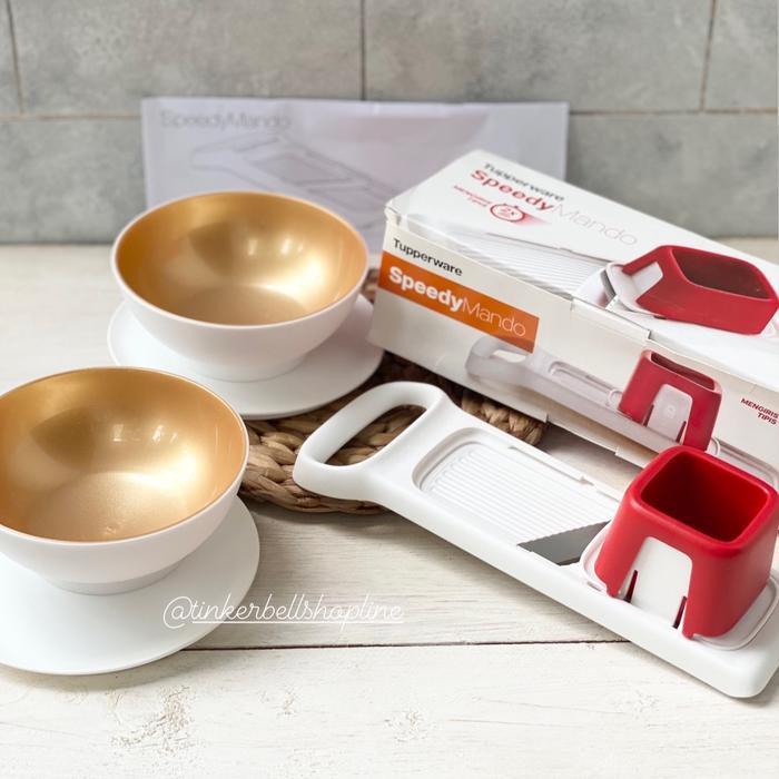 Tupperware Speedy Mando Parutan Bawang/Kentang Pisau