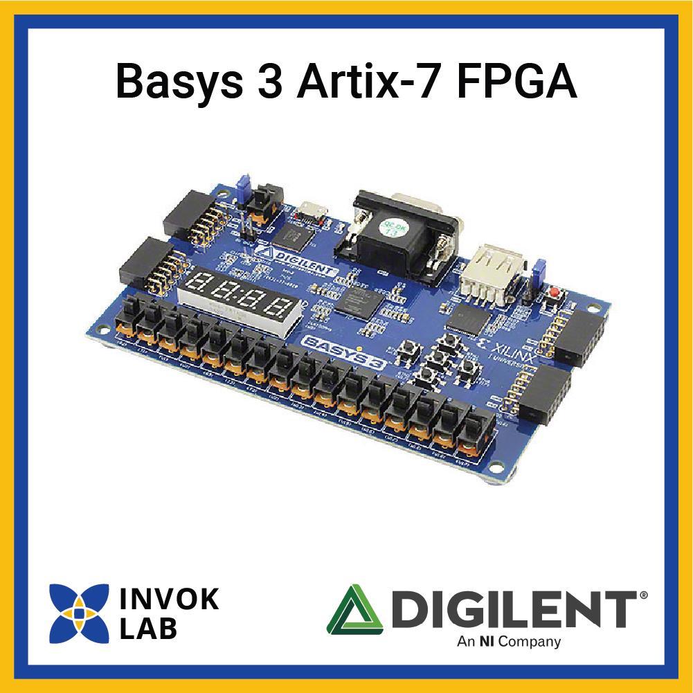 Digilent Basys 3 Xilinx Artix-7 FPGA Trainer Board