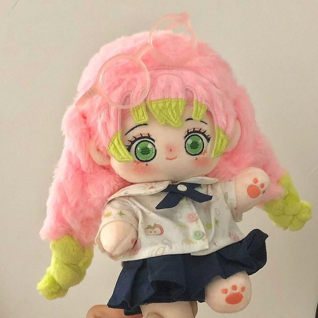 20cm Anime Demon Slayer Cute Kanroji Mitsuri Kawaii Doll Toys Birthday Gift