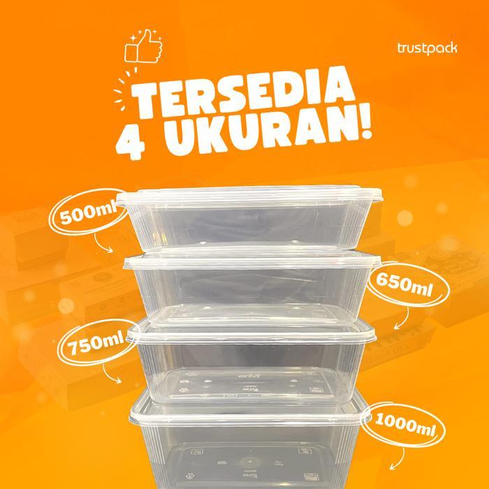 Kotak Makan 1000 Ml Tempat Box Nasi Microwave Thinwall Food Container