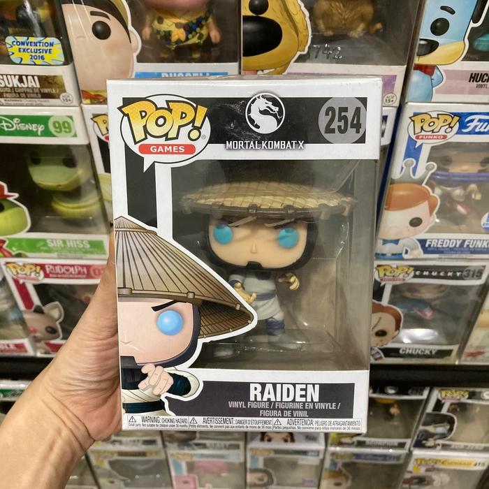 HOT SALE ORIGINAL FUNKO POP GAME RAIDEN MORTAL KOMBAT X PLAYSTATION NINTENDO SWITCH TERMURAH