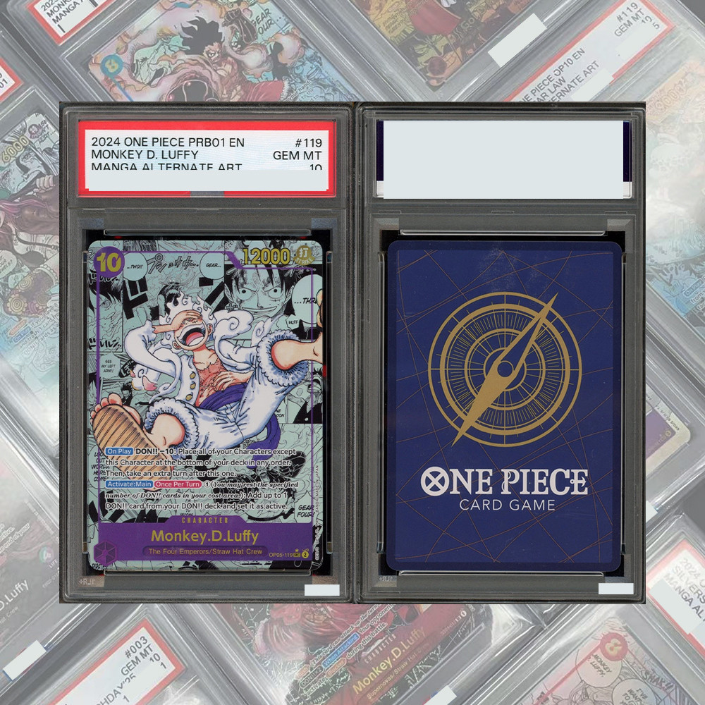 DIY PROXY OPCG GRADED COLLECTION CARD LUFFY MANGA ANIME 25TH COLLECTION EB02-061 GEM MT10