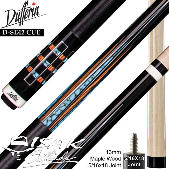 DUFFERIN D-SE42 POOL CUE - CANADA MAPLE BILLIARD STICK STIK DUFERIN