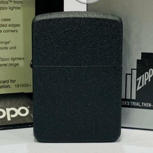 Zippo Original Replica 1941 Black Crackle 28582