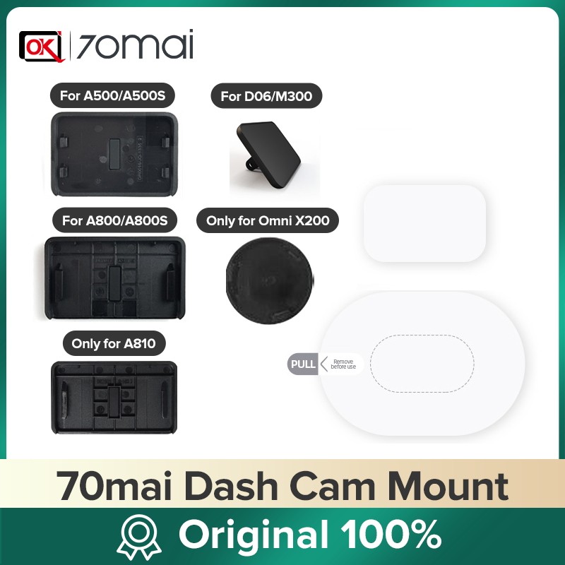 Original 70mai tools packs,Mount and Electrostatic Sticker For 70mai