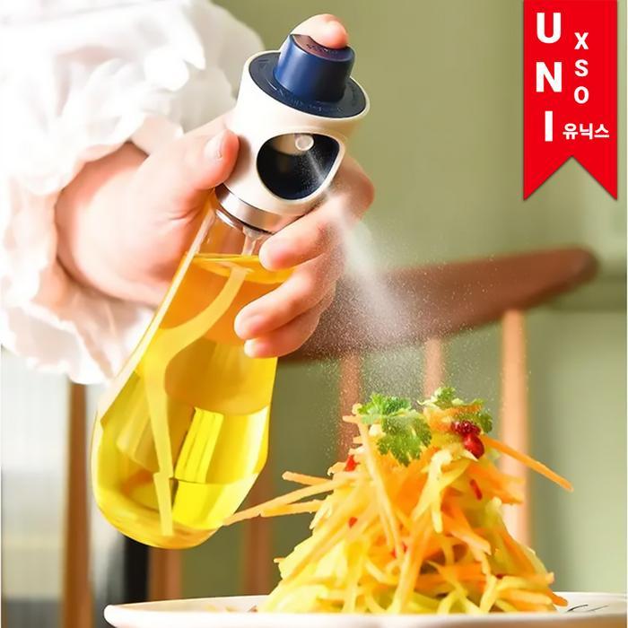 Unixso Nordic Japanese Korean Style Aesthetic Oil Bottle Spray Botol Minyak Goreng Semprot Besar