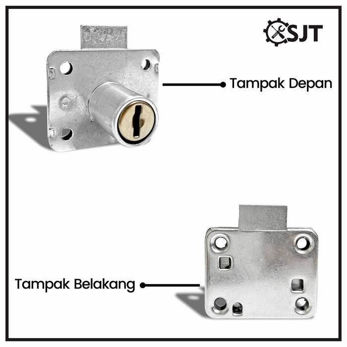 NEW SJT - Kunci Loker Laci Lemari Olympic Type 101 Drawer Lock Diameter 15 mm HPP