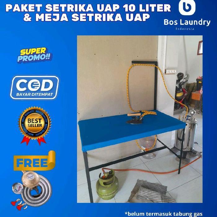 Paket Setrika Uap 10 liter + Meja Setrika Uap