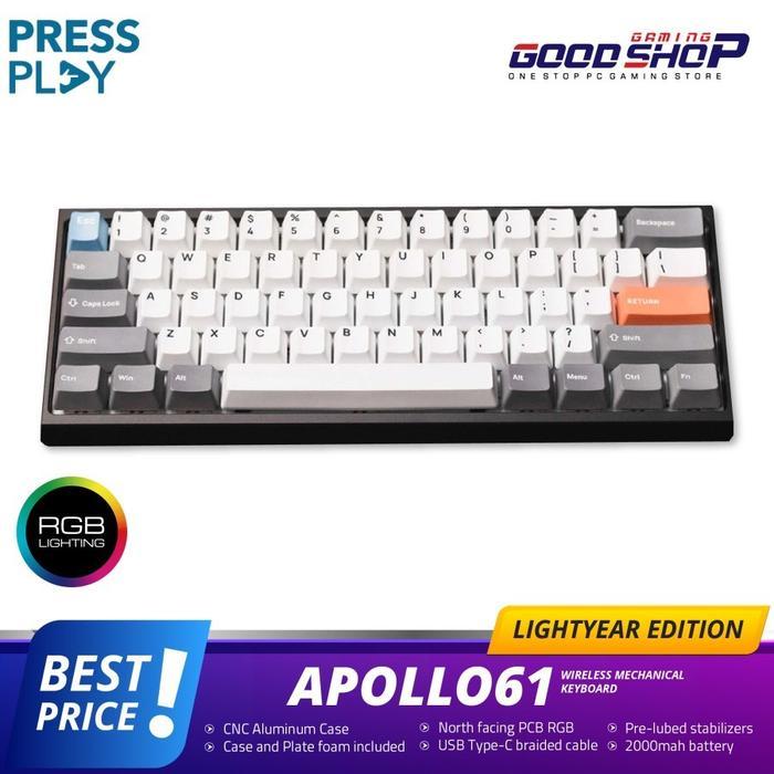 APOLLO61 Lightyear Edition Wireless Aluminum Case Mechanical Keyboard