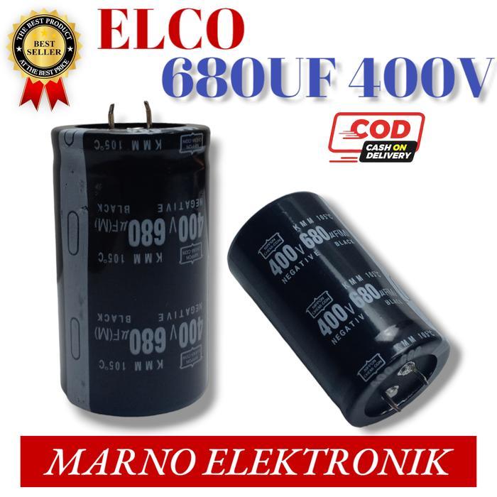 Ada Stok CAPASITOR KAPASITOR ELCO 400V 680UF 400V680UF ASLI ORIGINAL ORI