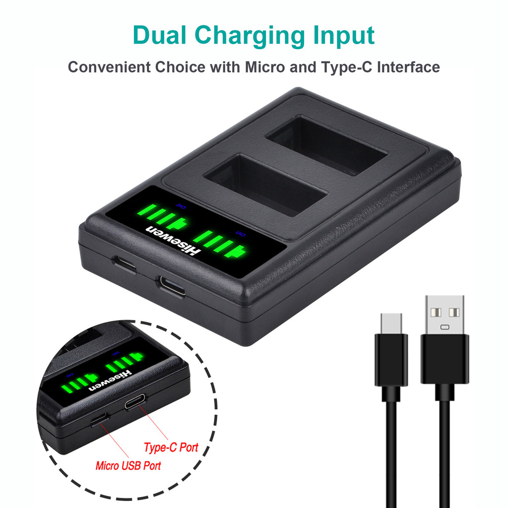 2x1220mAh EN-EL20 EN EL20 EN EL20a Replacement Battery+Dual Charger for Nikon Coolpix P1000 Nikon1