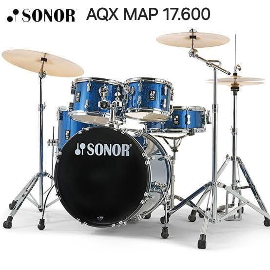 Sonor AQX / Drum Set Akustik SONOR AQX / AQX / AQX plus Cymbal