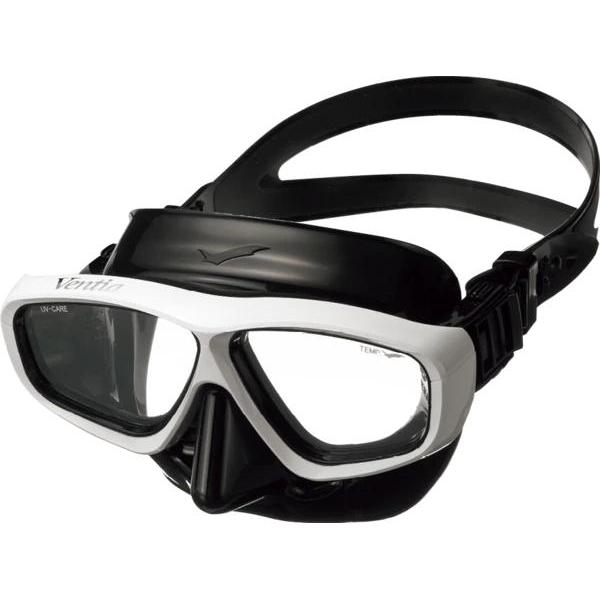 Diving Mask Gull Ventia Black Silicone White