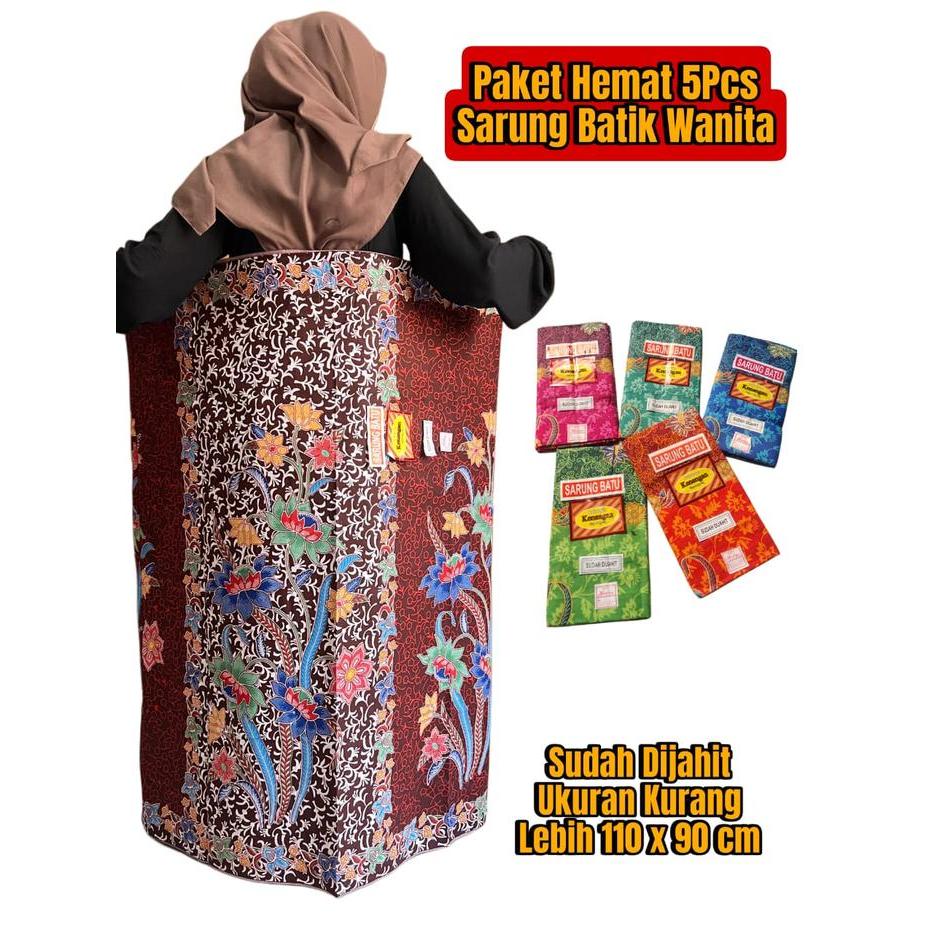 NEW PORODUK PROMO PAKET 5 PCS KAIN SARUNG WANITA, KAIN SARUNG MELAHIRKAN, KAIN SARUNG SAMPING, KAIN
