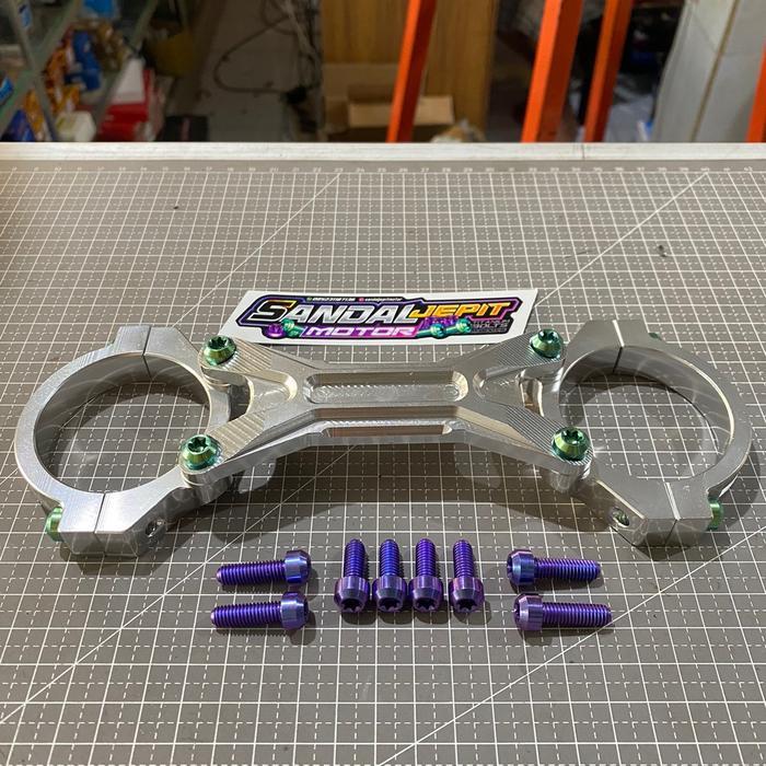 Baut Titanium Borgol Shock Depan Baut Titanium Set Untuk Borgol Shock Skok Shok Depan Baut Titanium