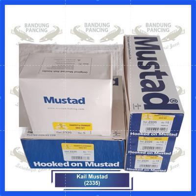 Mata Pancing Kail Mustad Round Bent Sea Hooks Tipe 2335 No 1 Terlaris