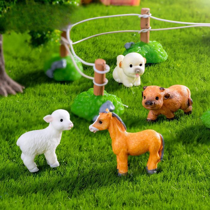 Promo Ornamen Miniatur Hewan Kebun Dakena - Farm Animal- Multi Motif