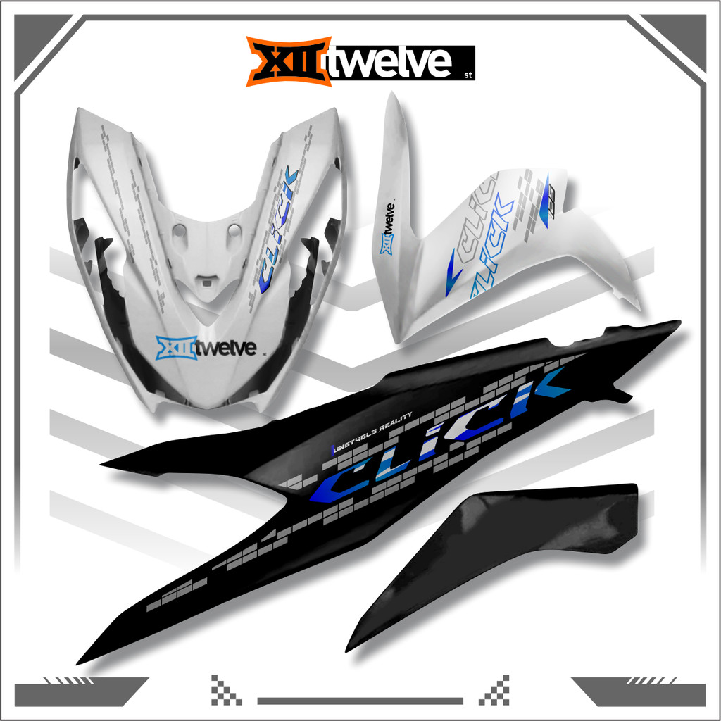 STRIPING TRANSPARAN HONDA BEAT DELUXE NVX
