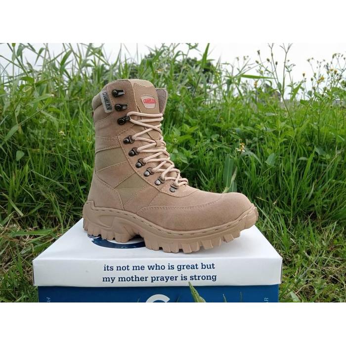 Sepatu Safety Pria Sepatu Pdl Pol PP Cream Gurun Sepatu Pdl 511 Cream Sepatu Pdl Ujung Besi