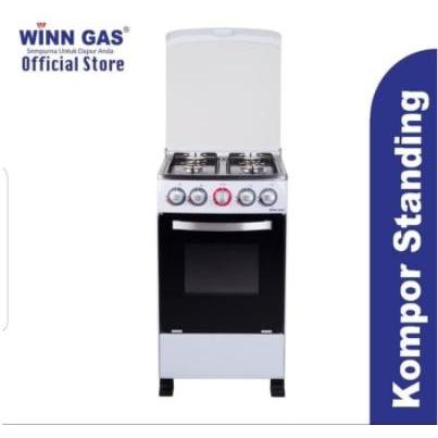 Premium Winn Gas Kompor Standing 4 Stove + Oven W-5050A W 5050 Oven Kompor Original