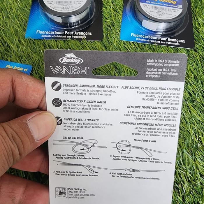 BISA COD LEADER BERKLEY VANISH 100% FLUOROCARBON