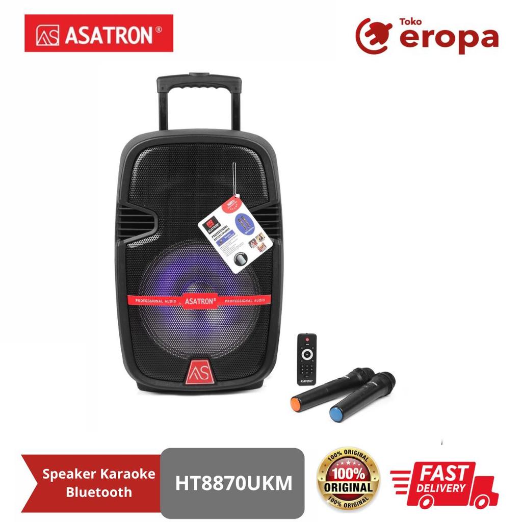 Speaker Karaoke Bluetooth Asatron HT8870UKM