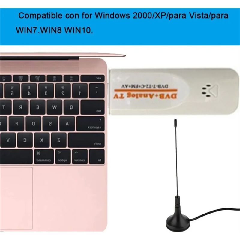 AB97-USB TV Stick Tuner HD USB TV Receiver For DVB-T2/DVB-T/DVB-C USB TV Stick With Antenna Remote