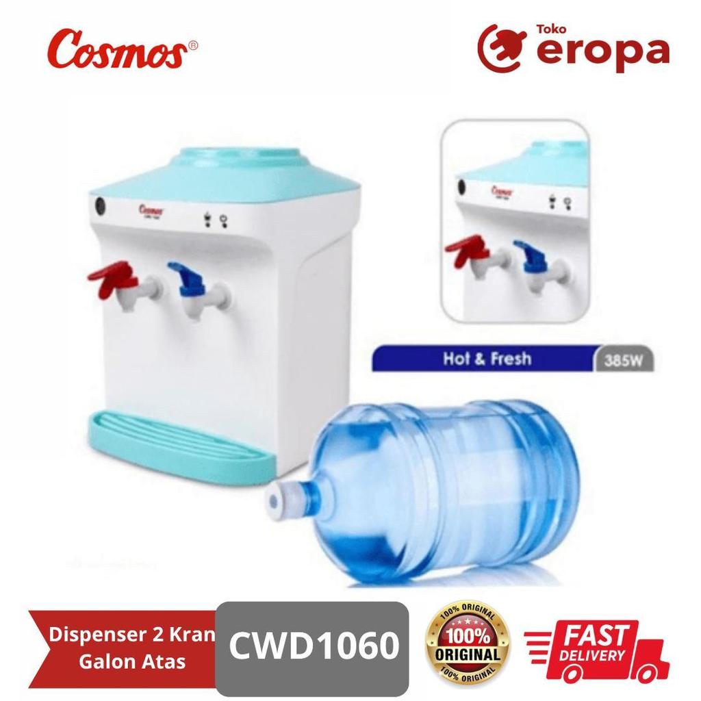 Dispenser 2 Kran Galon Atas Cosmos CWD1060