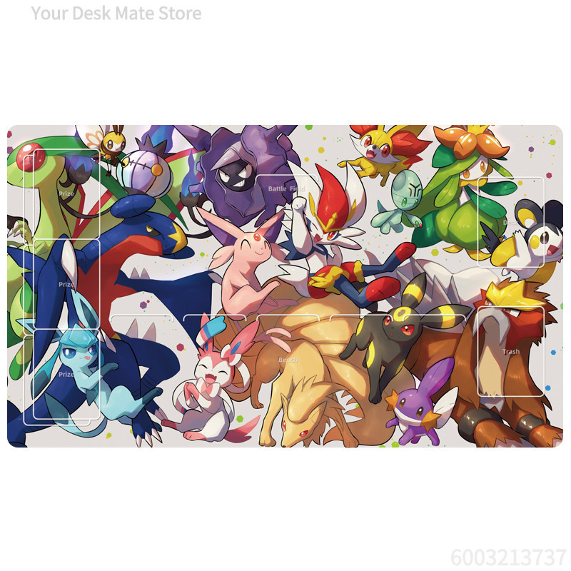 Pokemon N Harmonia Pokemon TCG Playmat Cool Anime Style Card Game Mat