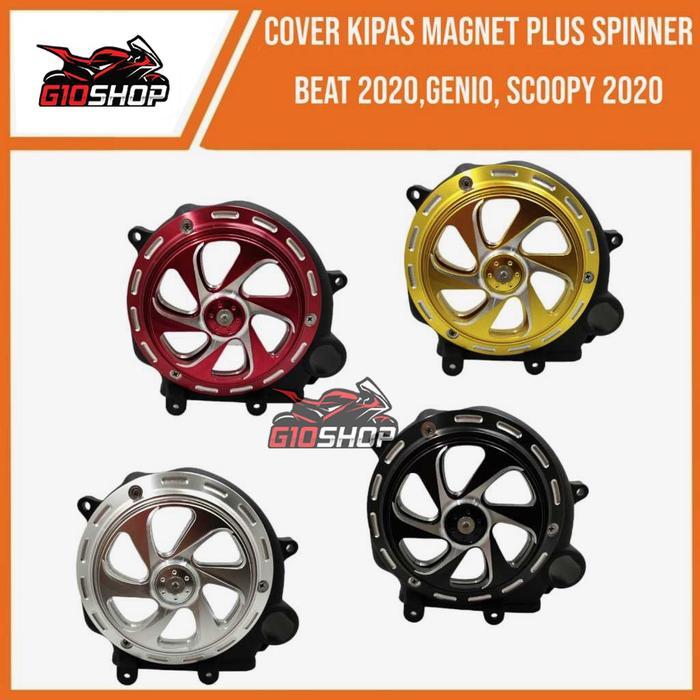 Cover Radiator Dan Spinner Cnc Pnp Motor Beat 2020 Genio Scoopy 2020
