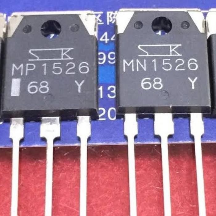 MP1526 MN1526 Sepasang SANKEN Transistor Power To-3p Y-Gear MP MN 1526 masih