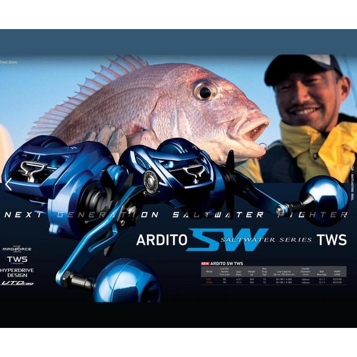 (PROMO) DAIWA ARDITO SW TWS 300 300L MODEL 2022 BC BAITCASTING JIGGING REEL