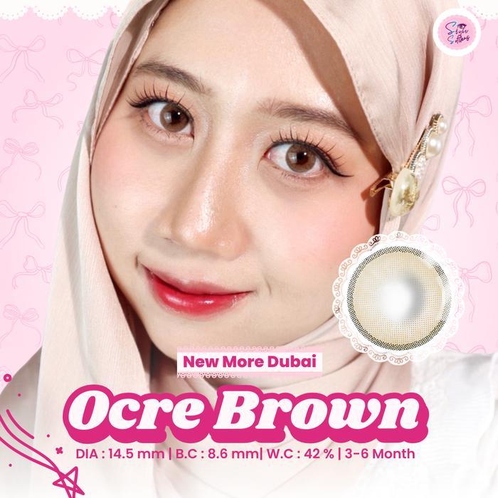 Softlens New More Dubai (Normal & Minus) By Ctk (Ocre Series) Softlens Ocre Brown