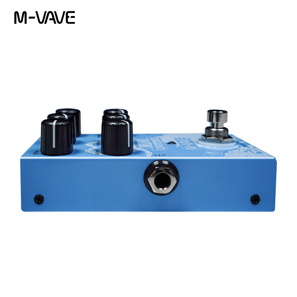 M-VAVE Mini Universe Digital Reverb Pedal 9 Reverb Effects Room/Shimmer/Lofi/Spring Reveb Effect