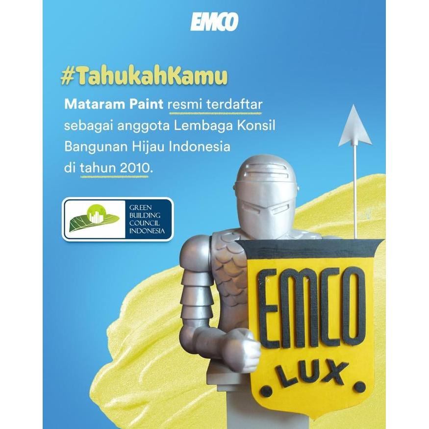 NEW!! Emco Lux Cat Kayu & Besi Gloss Finish - Kaleng Mini 200ml