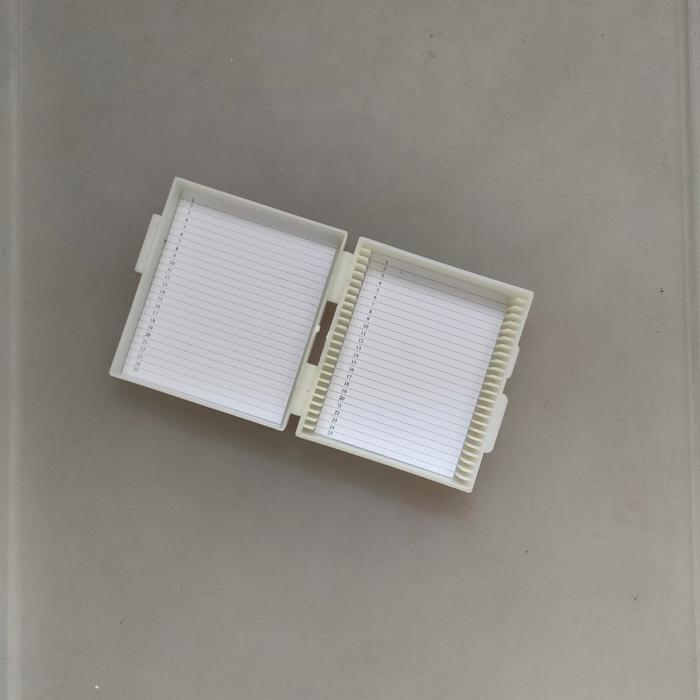Slide box kotak preparat isi 25 kotak objek glass