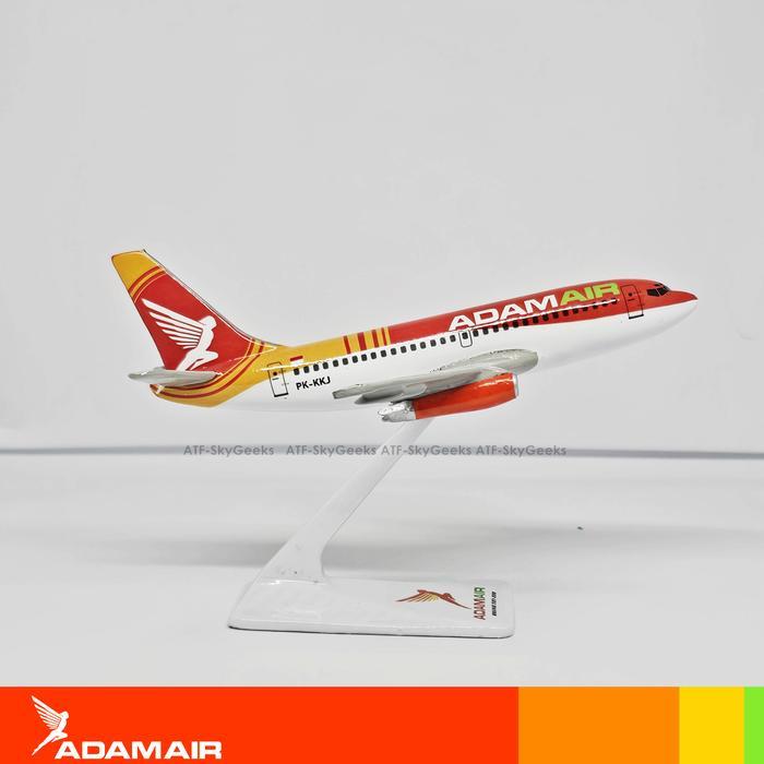 Hot Sale Miniatur Pesawat Adam Air Boeing 737