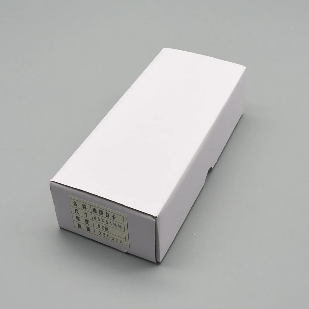 230pcs White Blank inkjet printable PVC Card Waterproof plastic ID Card business card no chip for