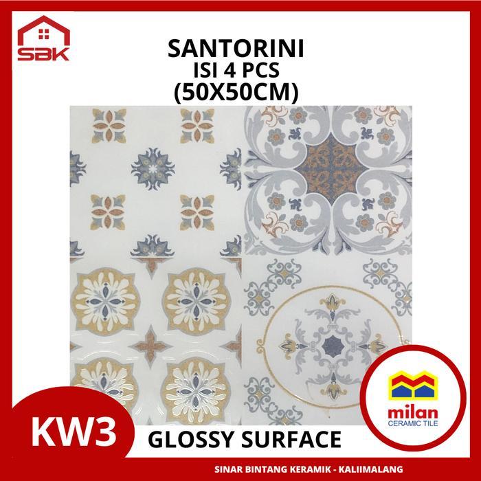 KERAMIK LANTAI 50X50 SANTORINI MILAN