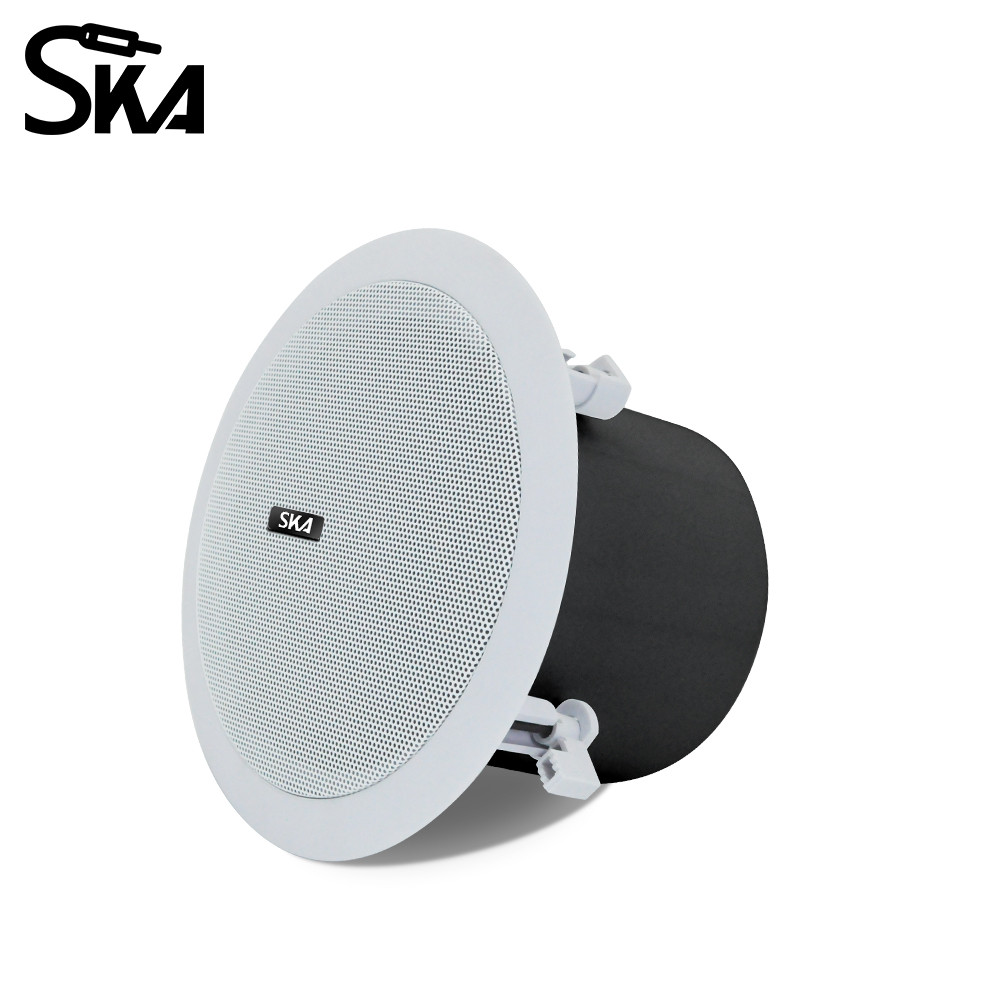 6 inch Passive In-ceiling Speaker 2-way Flush Mount Coaxial Ceiling Loudspeaker Audio Sound System