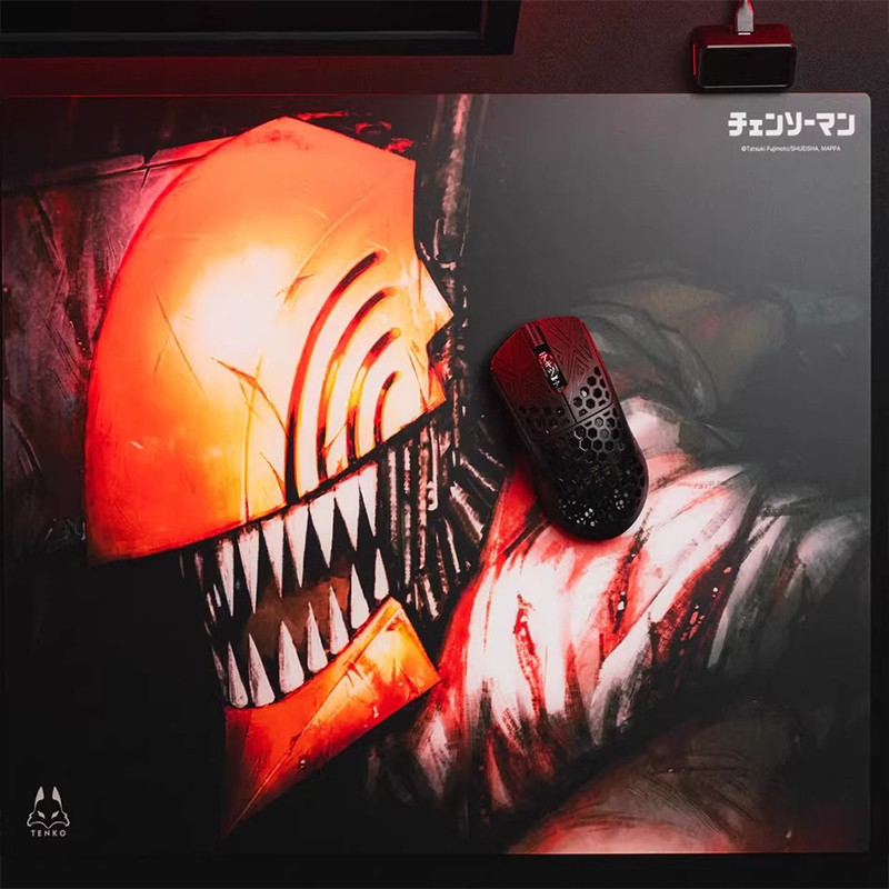 Arbiter Studio x CHAINSAW MAN Co-branded Tempered Glass Gaming Mouse Pad FPS Dedicated 500x400mm