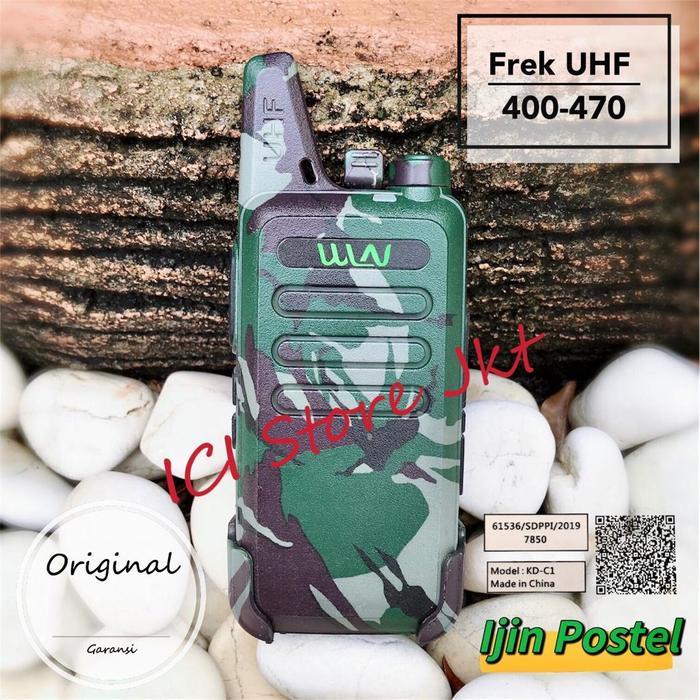 Ada Stok HT wlan loreng Original / Wln KDC 1 Loreng Army satuan