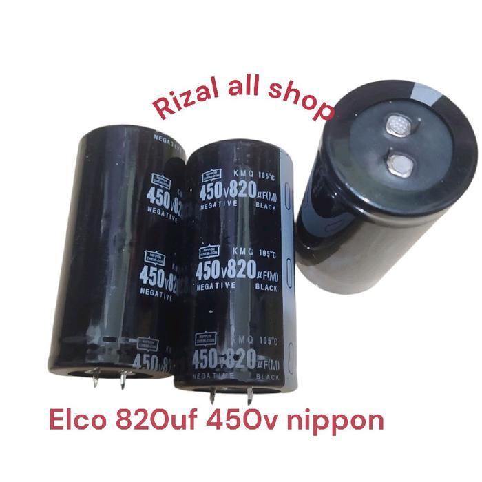 Ada Stok Elco 820uf 450v Nippon Chemicon [1buah]