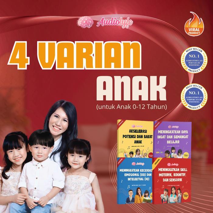 (PAKET) 4 VARIAN WARNA AUDIOLYFE ANAK USIA 0-12 TAHUN ANAK-ANAK