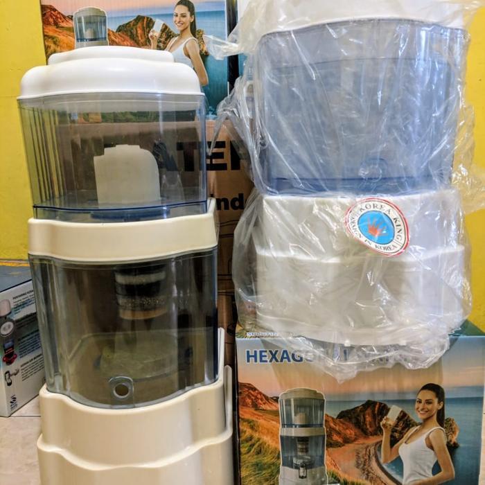 Mineral water purifier,waterpot hexagonal water alkali 35 lt