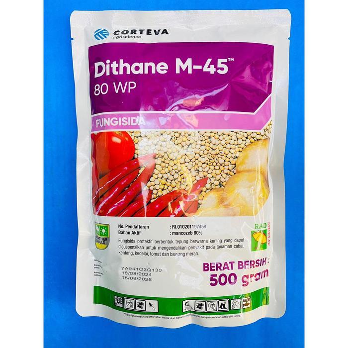 ` Fungisida protektif untuk jamur DITHANE M-45 80WP isi 500g dr CORTEVA