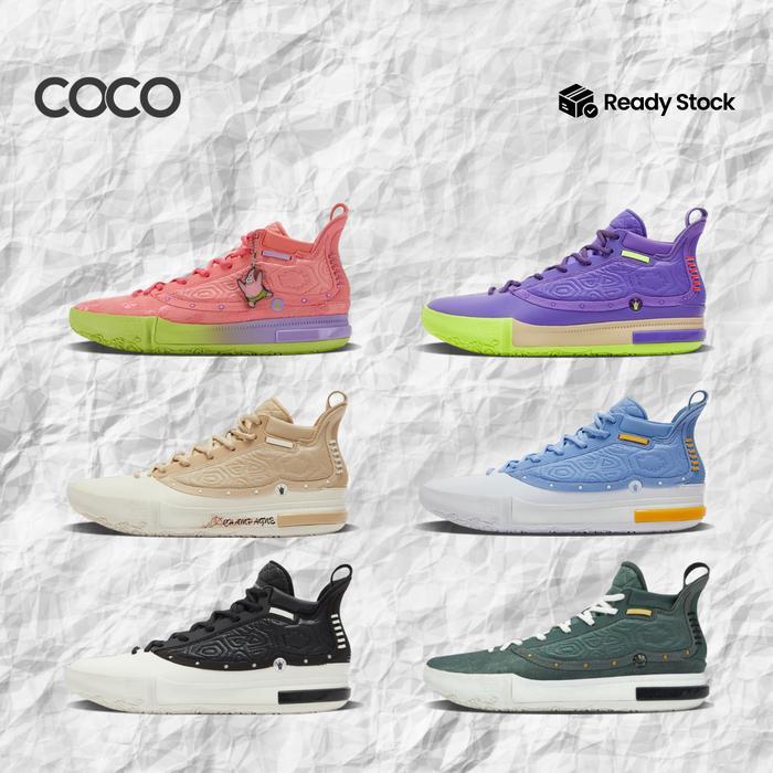 361 Degrees Sepatu Basket Joker 1 'Purple' 572511108-2 All Colourway Sport Outdoor Kaki Quik CQTECH