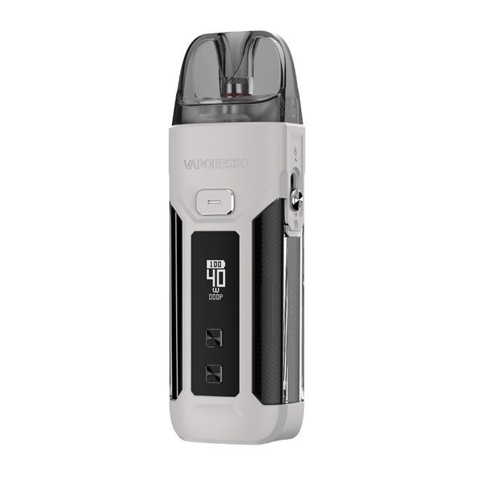 Mod Kit Vape 1500mAh 40W dengan Pod 5ml Layar OLED USB-C - Putih