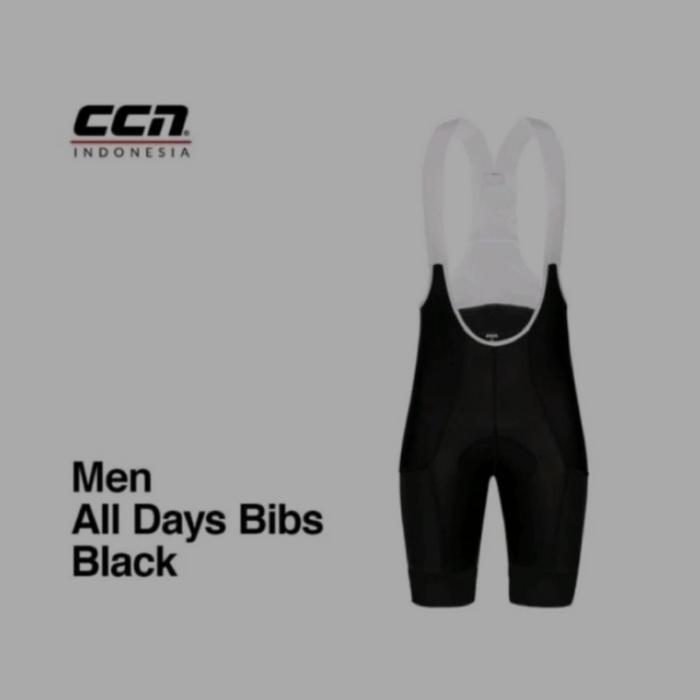 ASLI CCN CARGO BIBSHORT BLACK SIZE XS READY STOCK