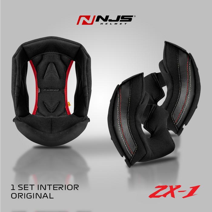 1 Set Interior NJS ZX-1 ORIGINAL - Aksesoris Helm Busa Helm Busa NJS Busa ZX NJS ORI